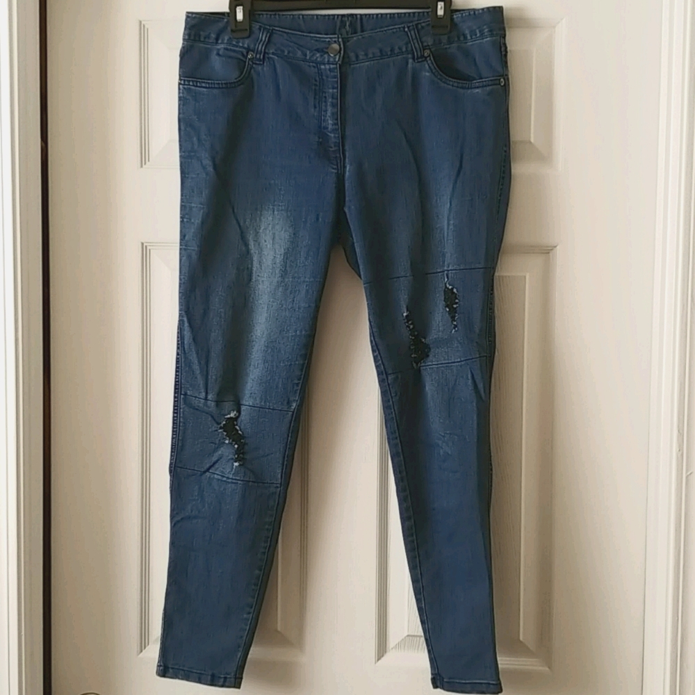 Distressed Skinny jean